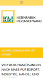 Mobile Screenshot of kisten.ch