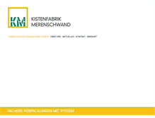 Tablet Screenshot of kisten.ch
